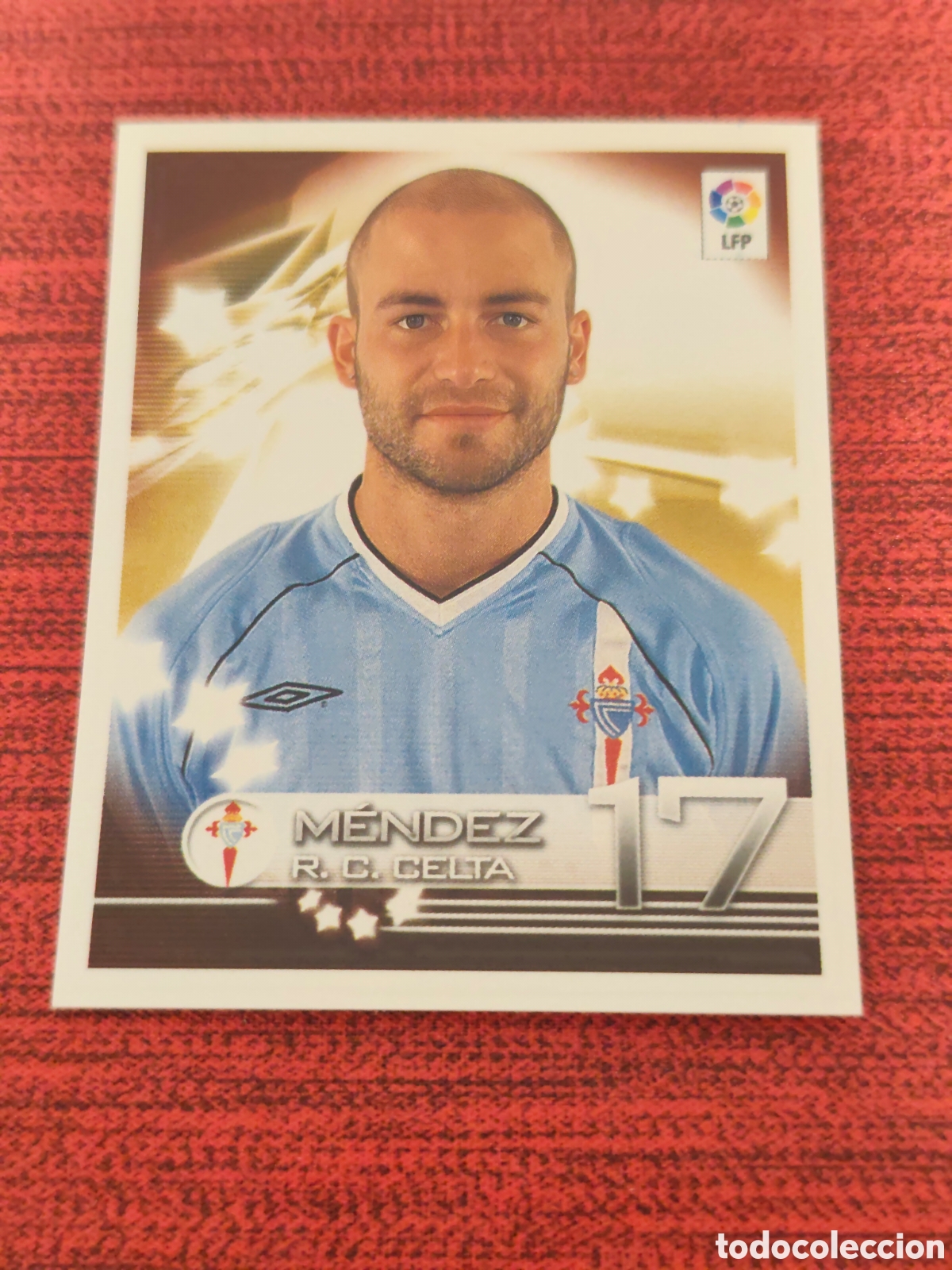 Cromos de f&uacute;tbol: 138 M&Eacute;NDEZ CELTA VIGO SUPERLIGA DE ESTRELLAS 2002 2003