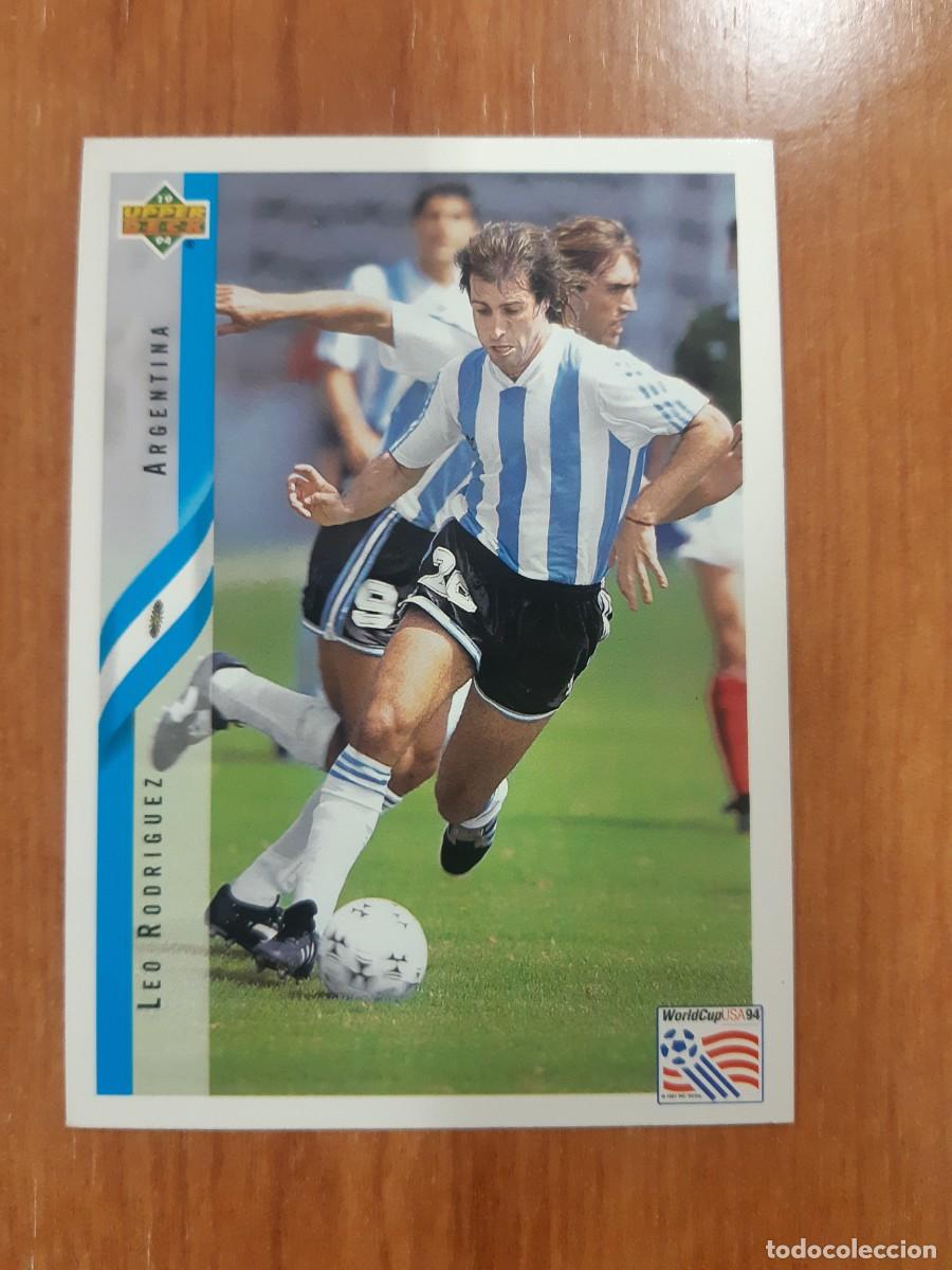 Cromos de f&uacute;tbol: N&deg;234 LEO RODR&Iacute;GUEZ ARGENTINA WORLD CUP USA 94 UPPER DECK 1994