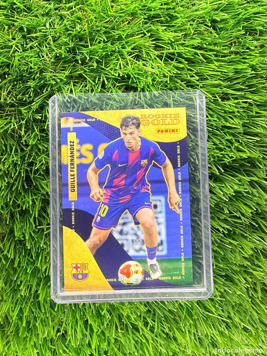Cromos de f&uacute;tbol: N&ordm; 58 Guille Fern&aacute;ndez Rookie Gold FC Barcelona Panini Club FC Barcelona 25 26