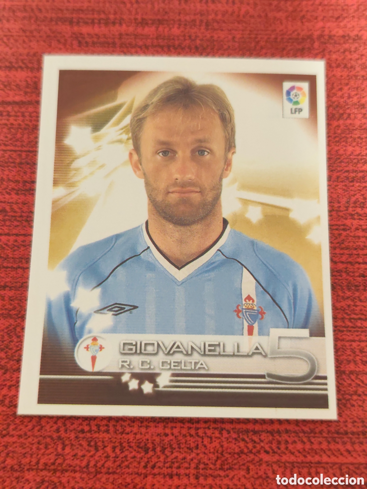 Fu&szlig;ball-Sticker: 143 GIOVANELLA CELTA VIGO SUPERLIGA DE ESTRELLAS 2002 2003