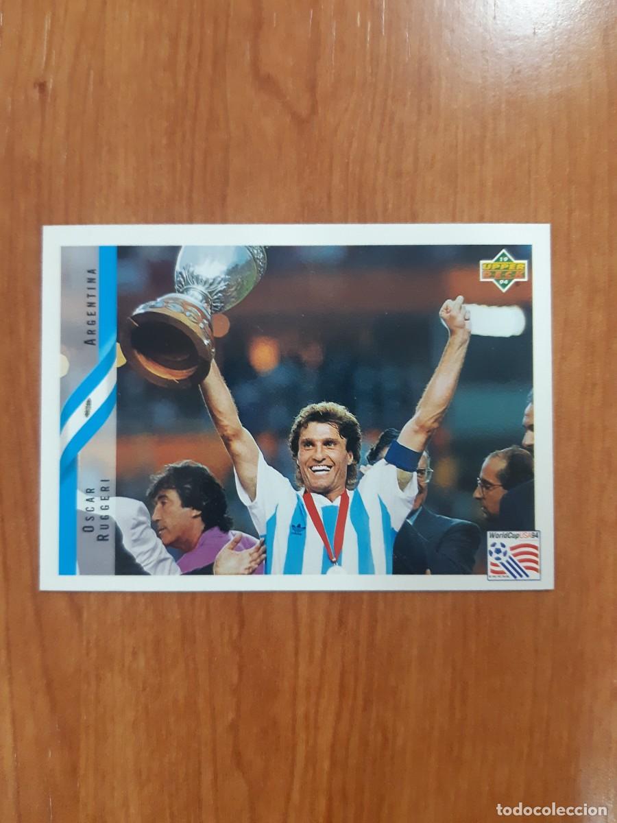 Fu&szlig;ball-Sticker: N&deg;231 OSCAR RUGGERI ARGENTINA WORLD CUP USA 94 UPPER DECK 1994