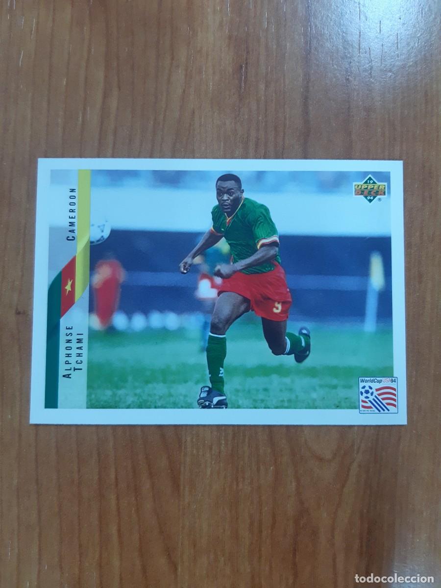 Cromos de Futebol: N&deg;230 ALPHONSE TCHAMI CAMEROON CAMER&Uacute;N WORLD CUP USA 94 UPPER DECK 1994