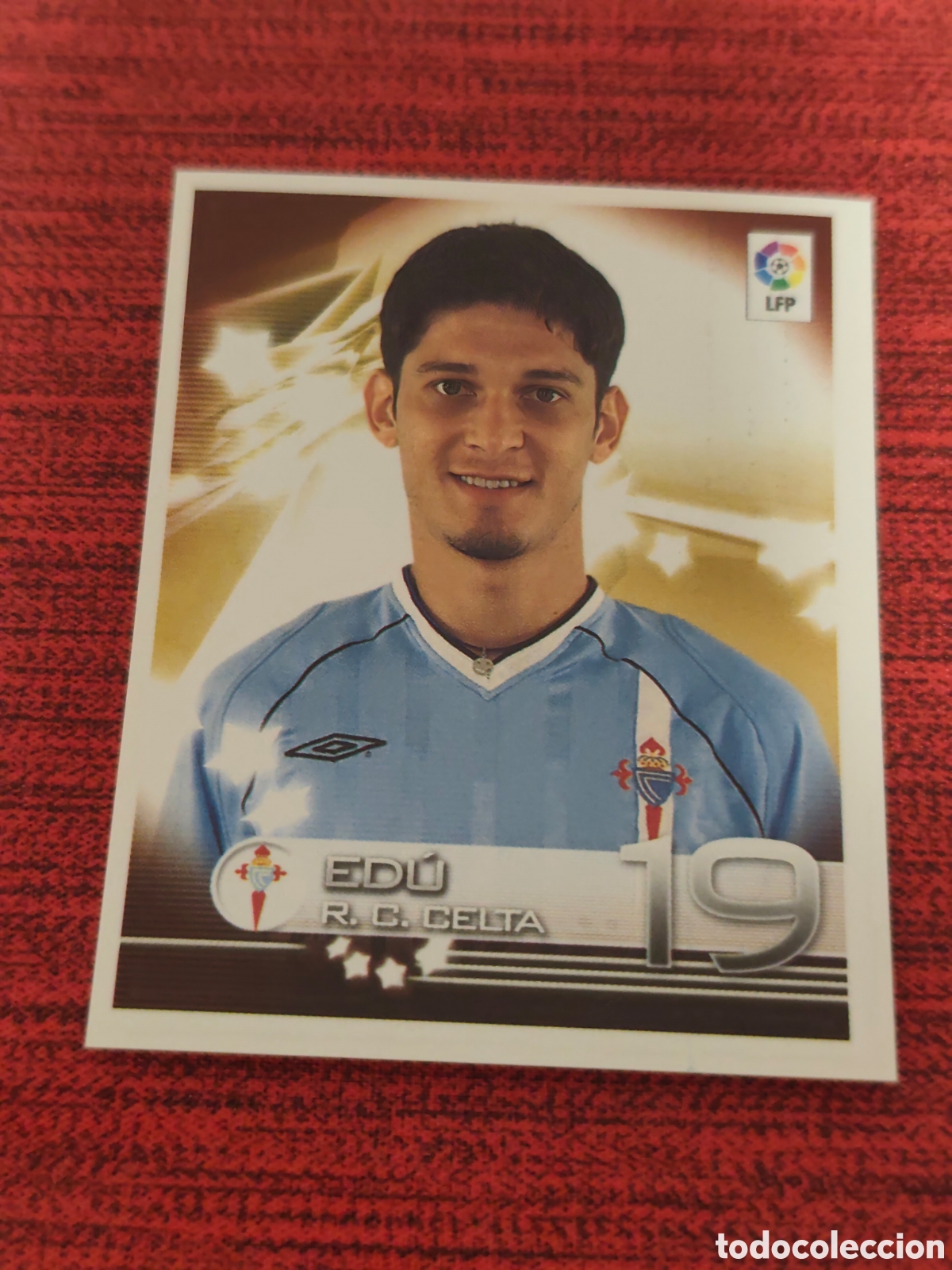 Cromos de f&uacute;tbol: 147 EDU CELTA VIGO SUPERLIGA DE ESTRELLAS 2002 2003