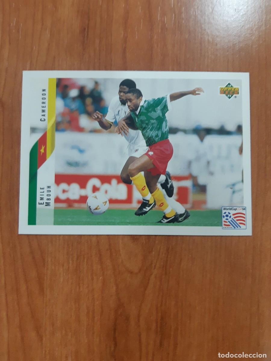 Cromos de f&uacute;tbol: N&deg;229 EMILE M'BOUH CAMEROON CAMER&Uacute;N WORLD CUP USA 94 UPPER DECK 1994