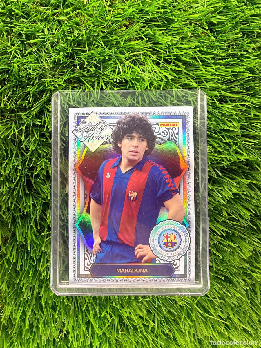 Cromos de f&uacute;tbol: N&ordm; HH1 Maradona Hall of Heroes FC Barcelona Panini Club FC Barcelona 25 26