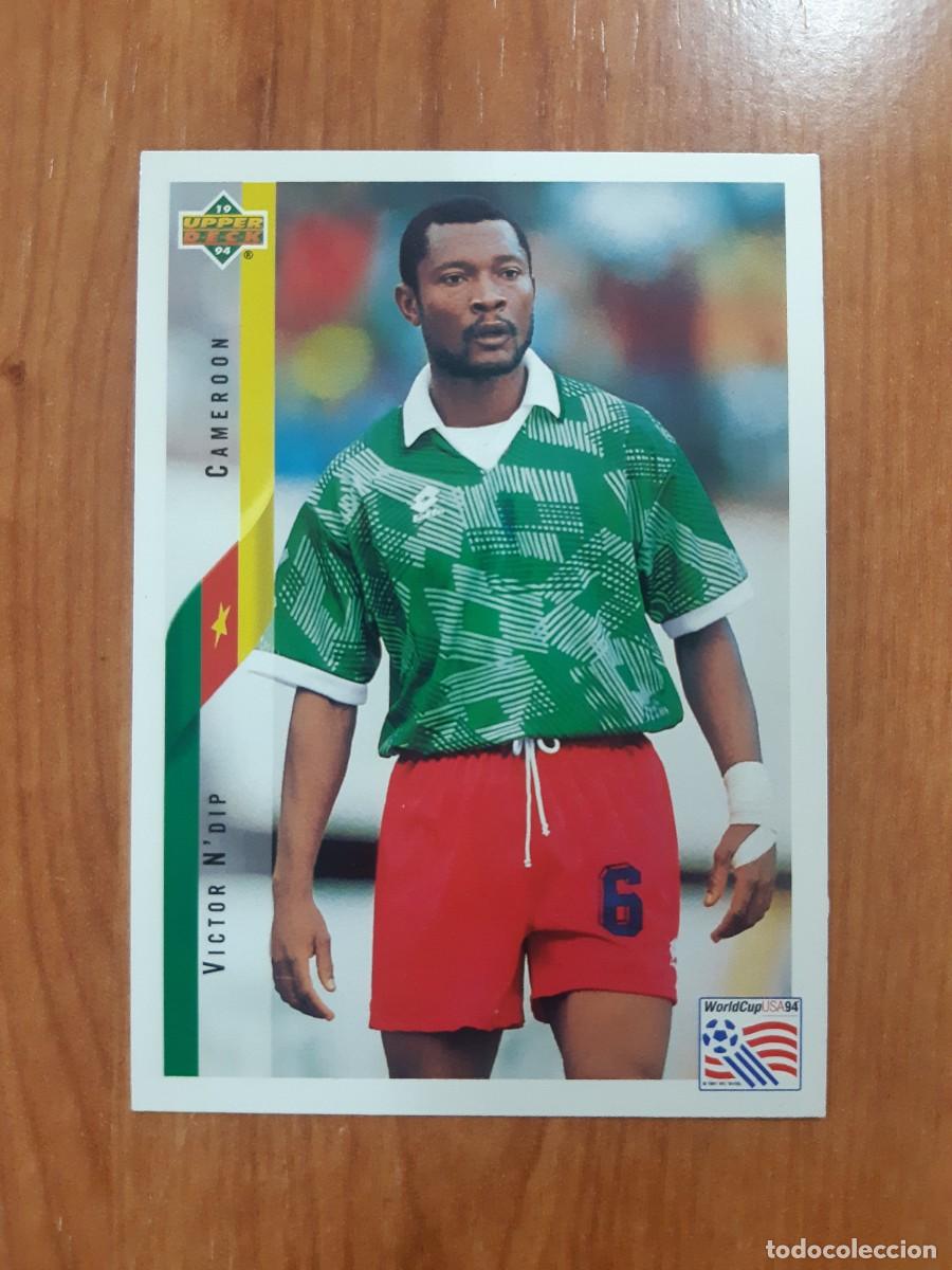 Cromos de f&uacute;tbol: N&deg;228 V&Iacute;CTOR N'DIP CAMEROON CAMER&Uacute;N WORLD CUP USA 94 UPPER DECK 1994