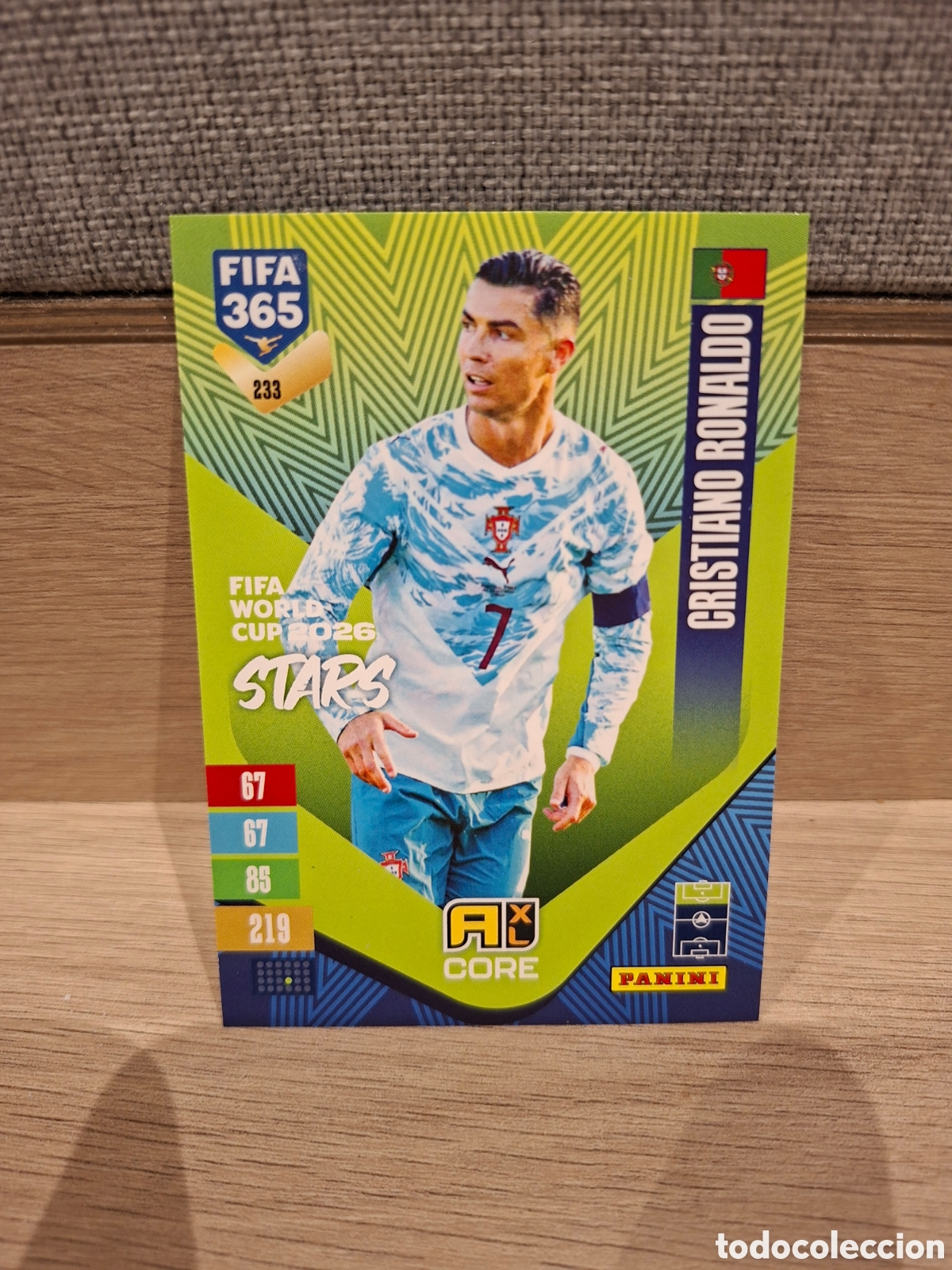 Cromos de f&uacute;tbol: #233 Cristiano Ronaldo - Core