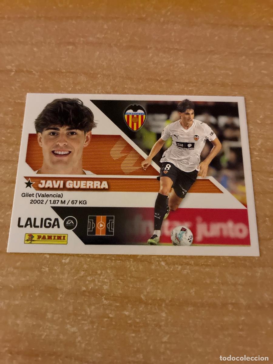Cromos de f&uacute;tbol: 13 JAVI GUERRA VALENCIA LIGA ESTE 2026 2027