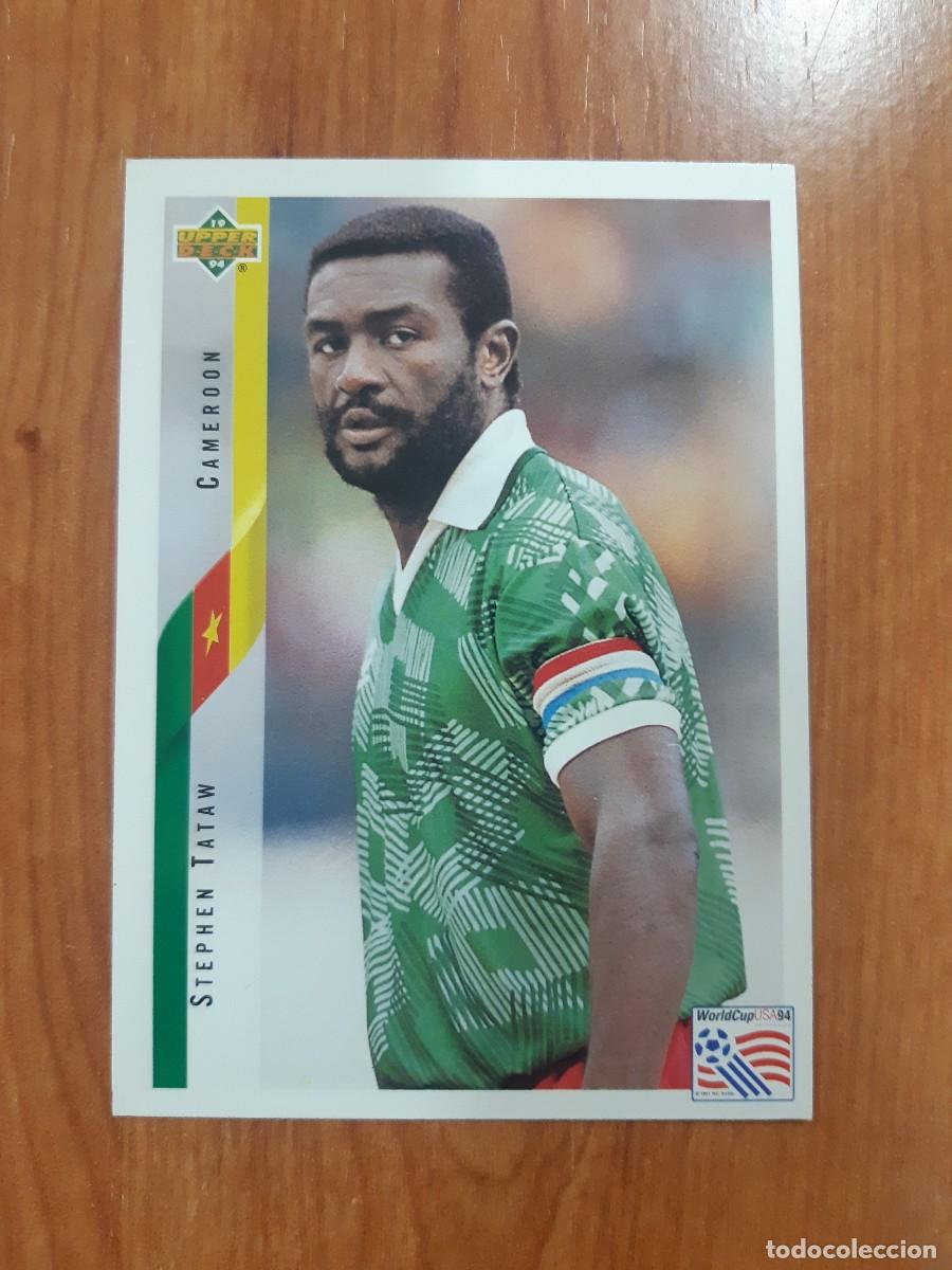 Cromos de f&uacute;tbol: N&deg;227 STEPHEN TATAW CAMEROON CAMER&Uacute;N WORLD CUP USA 94 UPPER DECK 1994