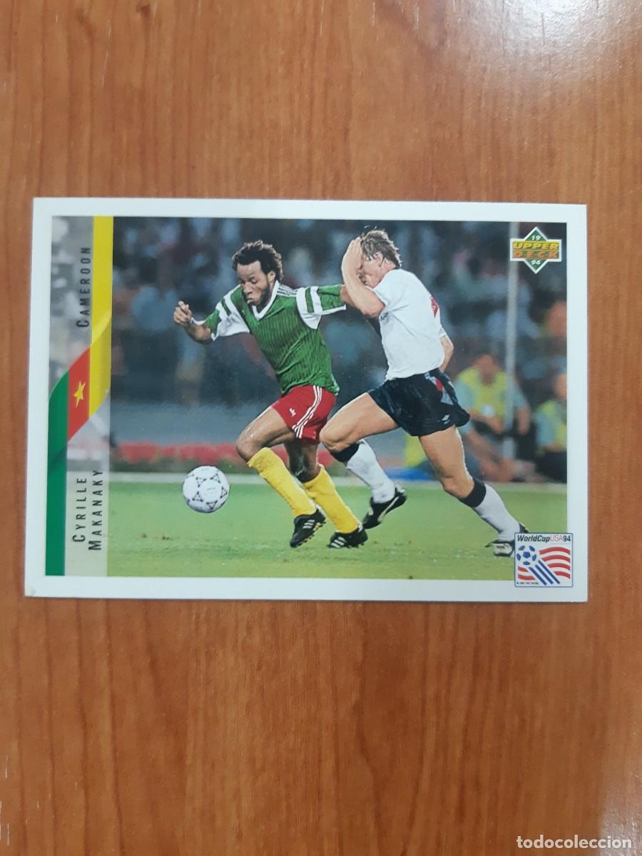 Cromos de Futebol: N&deg;225 CYRILLE MAKANAKY CAMEROON CAMER&Uacute;N WORLD CUP USA 94 UPPER DECK 1994
