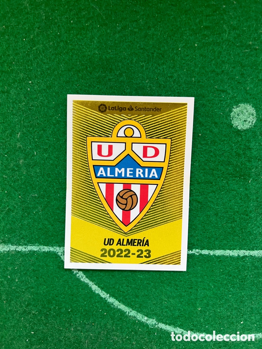 Cromos de Futebol: 1 ALMER&Iacute;A LIGA ESTE 2022 2023 PANINI ESCUDO