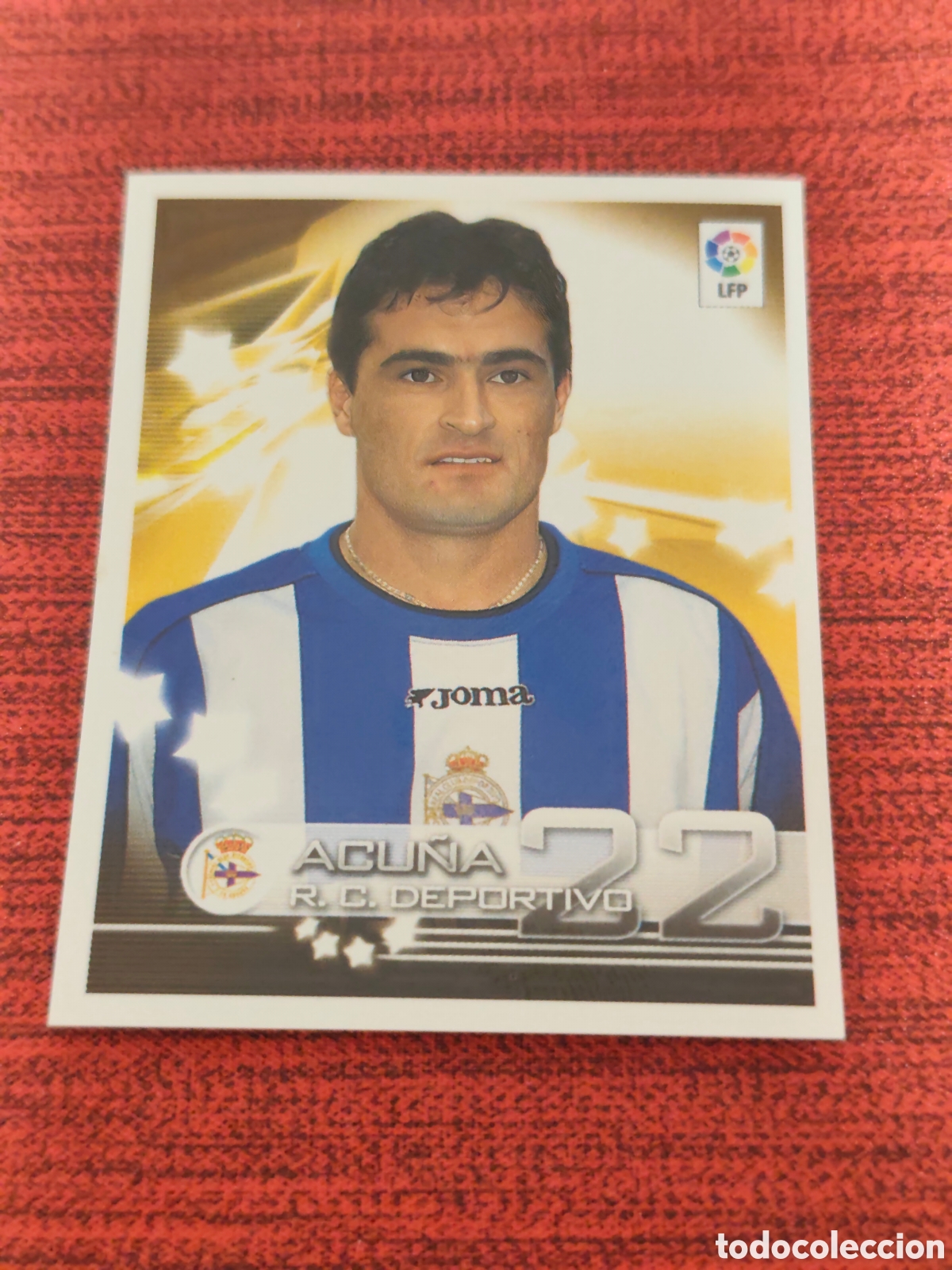Cromos de Futebol: 159 ACU&Ntilde;A DEPORTIVO SUPERLIGA DE ESTRELLAS 2002 2003