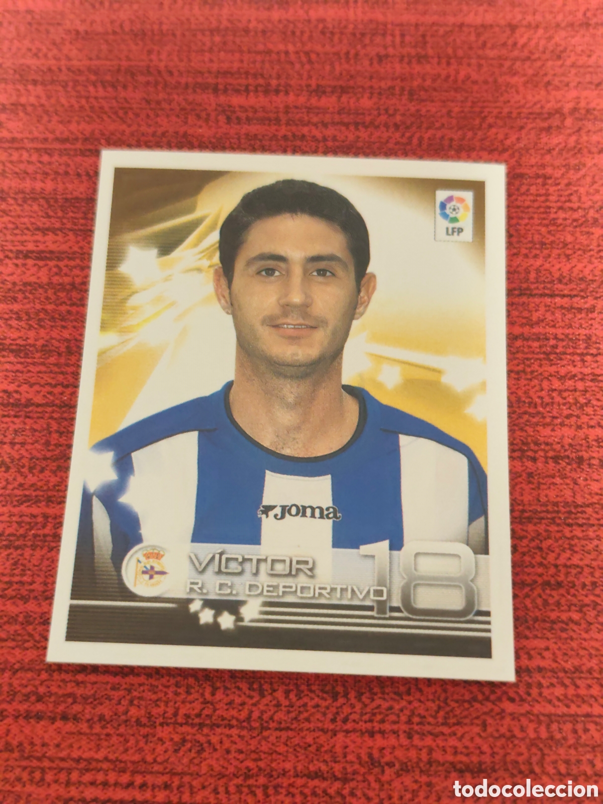 Figurine di Calcio: 161 V&Iacute;CTOR DEPORTIVO SUPERLIGA DE ESTRELLAS 2002 2003