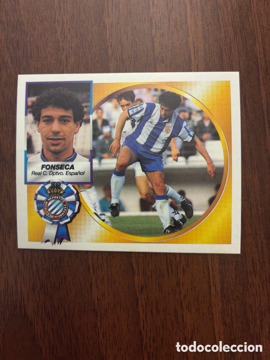 Cartes &agrave; collectionner de Football: Cromo Gregorio Fonseca - RCD Espa&ntilde;ol - Liga 94-95 - Ediciones Este (Nunca Pegado / Impecable)