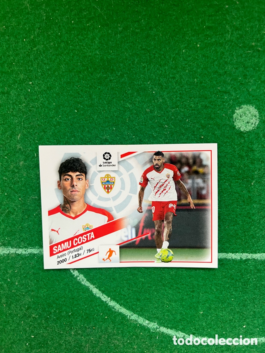Cromos de f&uacute;tbol: 11 SAMU COSTA ALMER&Iacute;A LIGA ESTE 2022 2023 PANINI