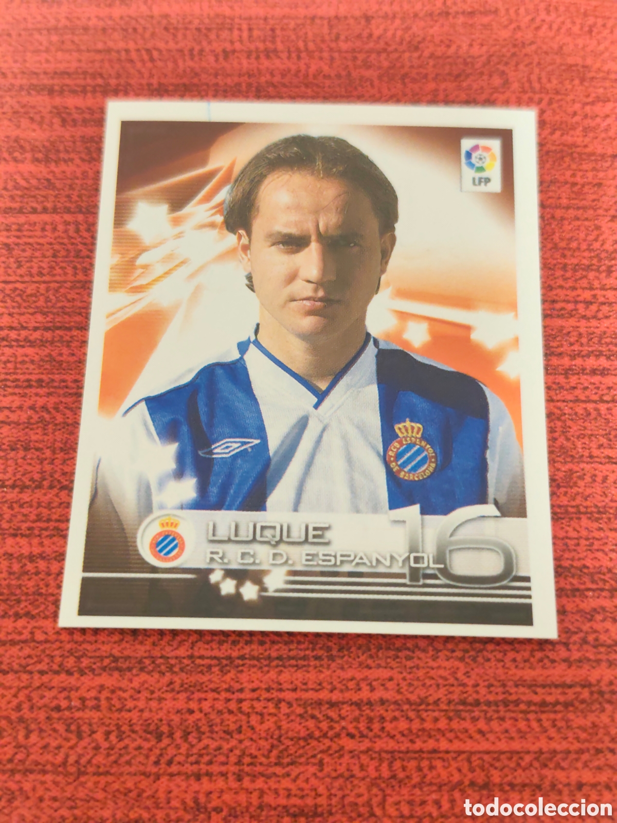 Cromos de f&uacute;tbol: 178 LUQUE ESPANYOL SUPERLIGA DE ESTRELLAS 2002 2003