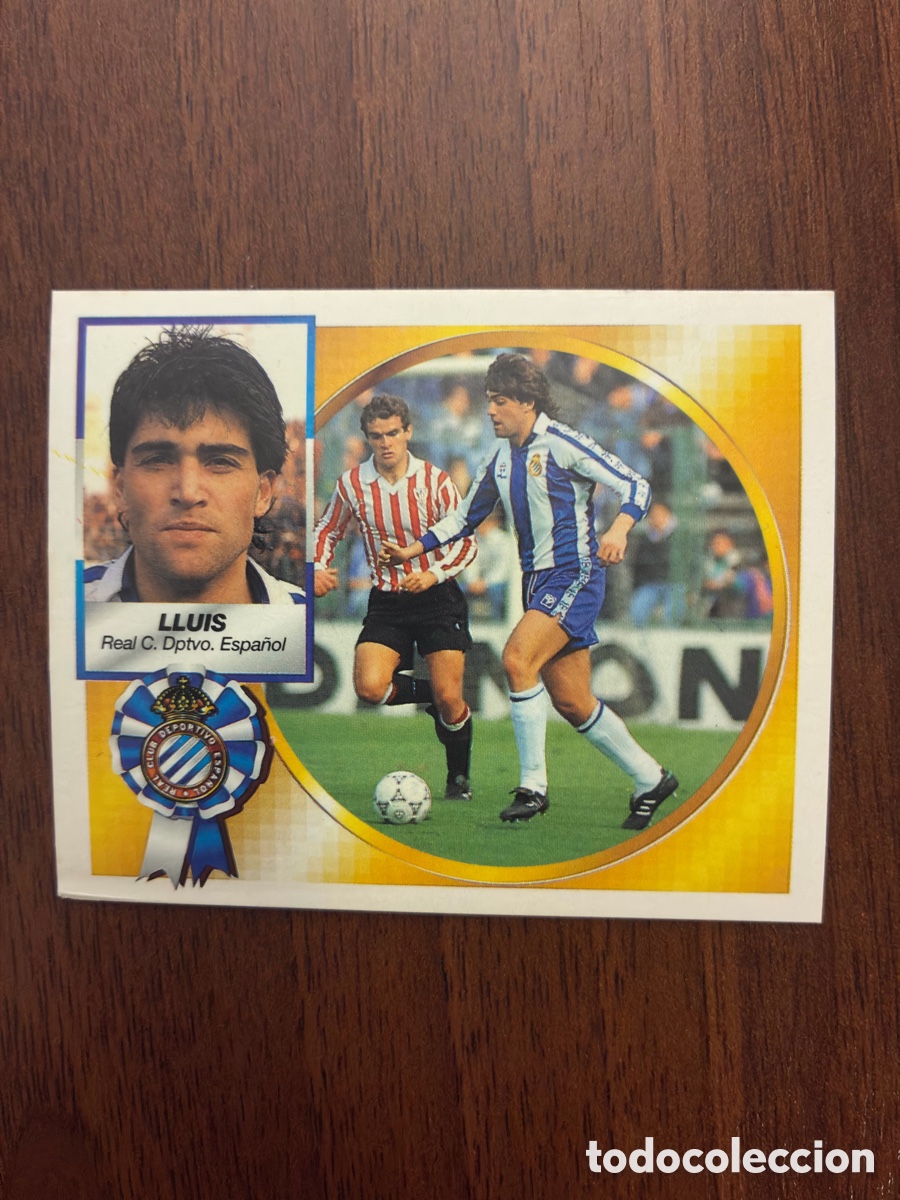 Cartes &agrave; collectionner de Football: Cromo Lluis Gonz&aacute;lez - RCD Espa&ntilde;ol - Liga 94-95 - Ediciones Este (Nunca Pegado / Impecable)