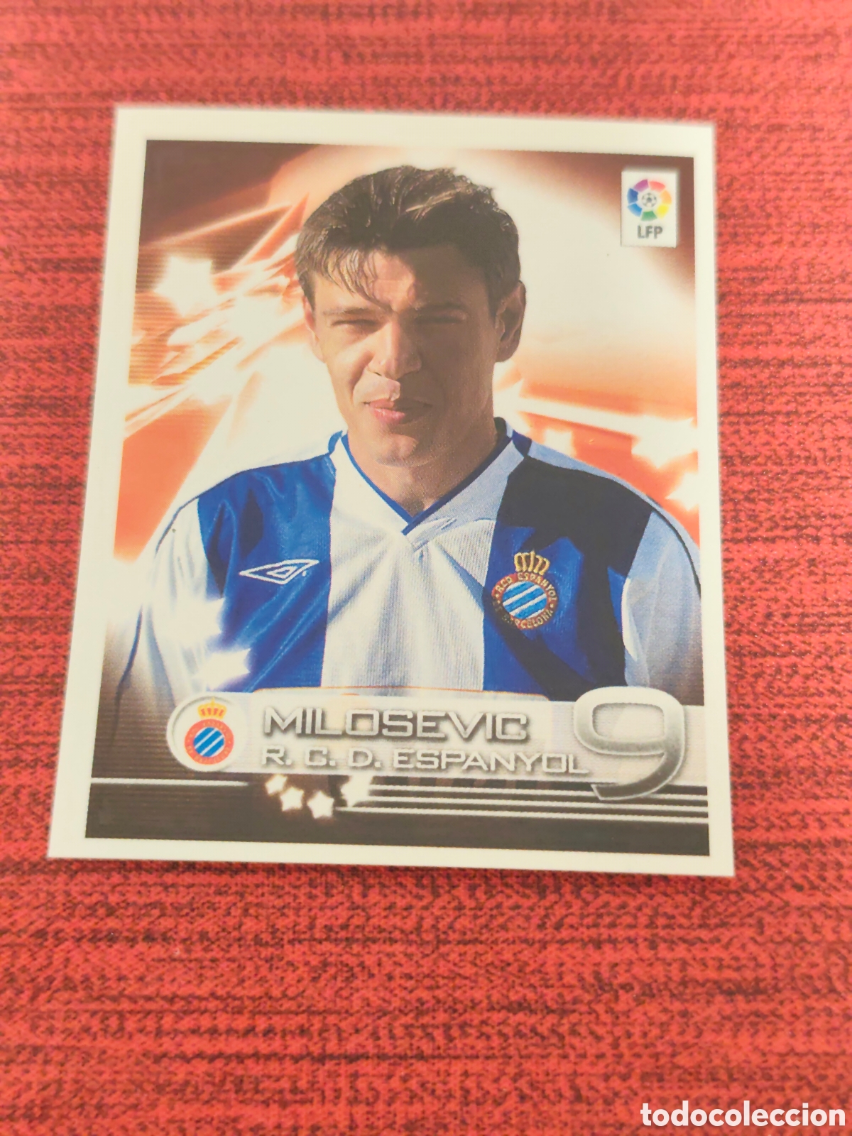Cromos de f&uacute;tbol: 183 MILOSEVIC ESPANYOL SUPERLIGA DE ESTRELLAS 2002 2003