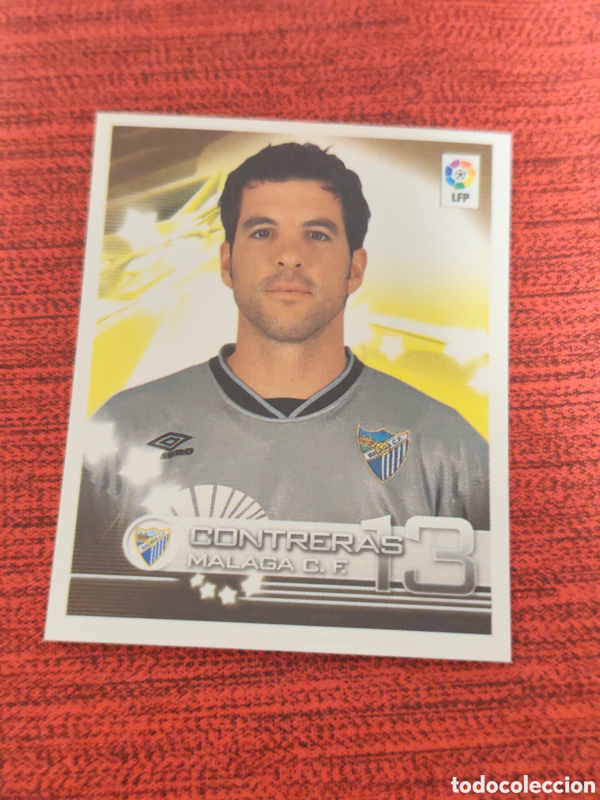 Figurine di Calcio: 202 CONTRERAS M&Aacute;LAGA SUPERLIGA DE ESTRELLAS 2002 2003