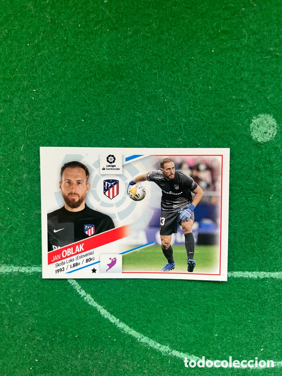 Figurine di Calcio: 3 OBLAK ATL&Eacute;TICO DE MADRID LIGA ESTE 2022 2023 PANINI