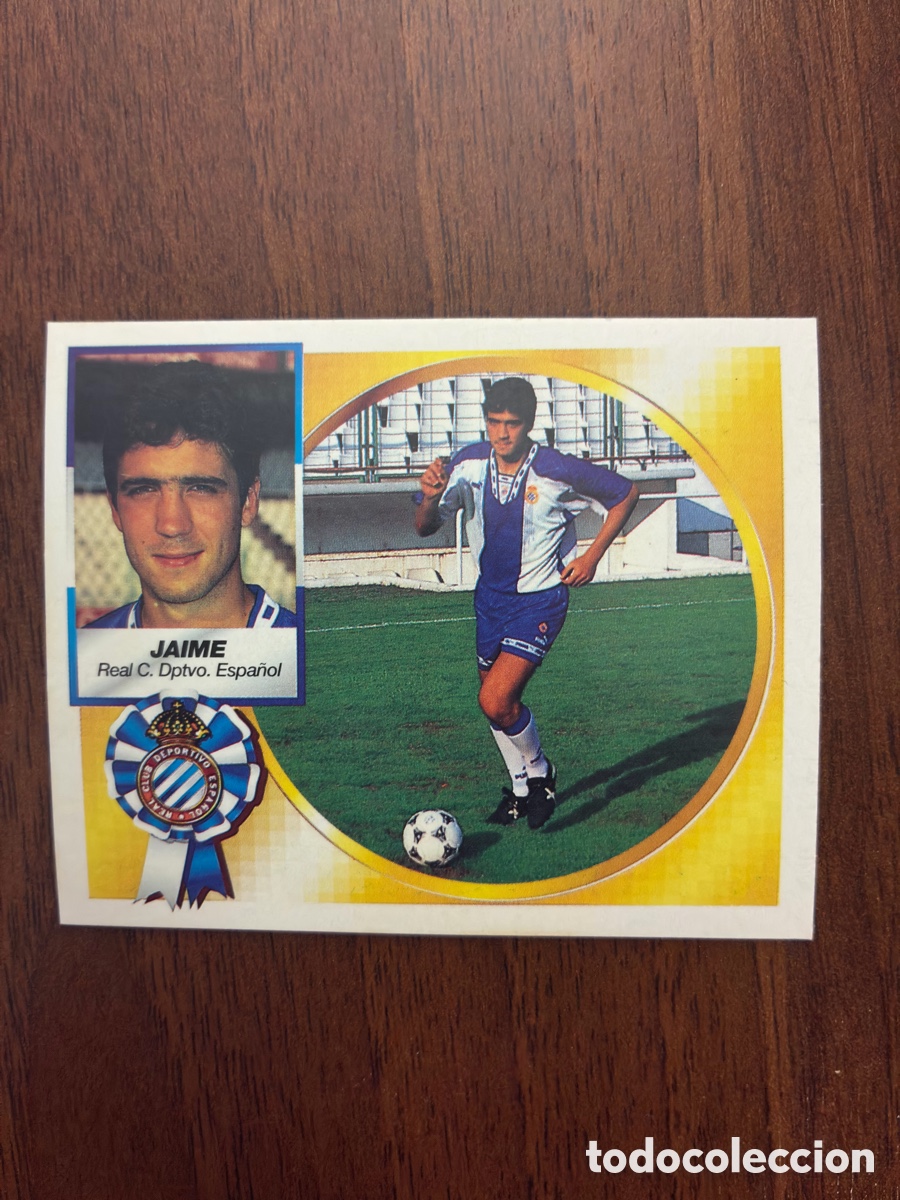 Cartes &agrave; collectionner de Football: Cromo Jaime Molina (Coloca Iotov) - RCD Espa&ntilde;ol - Liga 94-95 - Ediciones Este (Nunca Pegado)