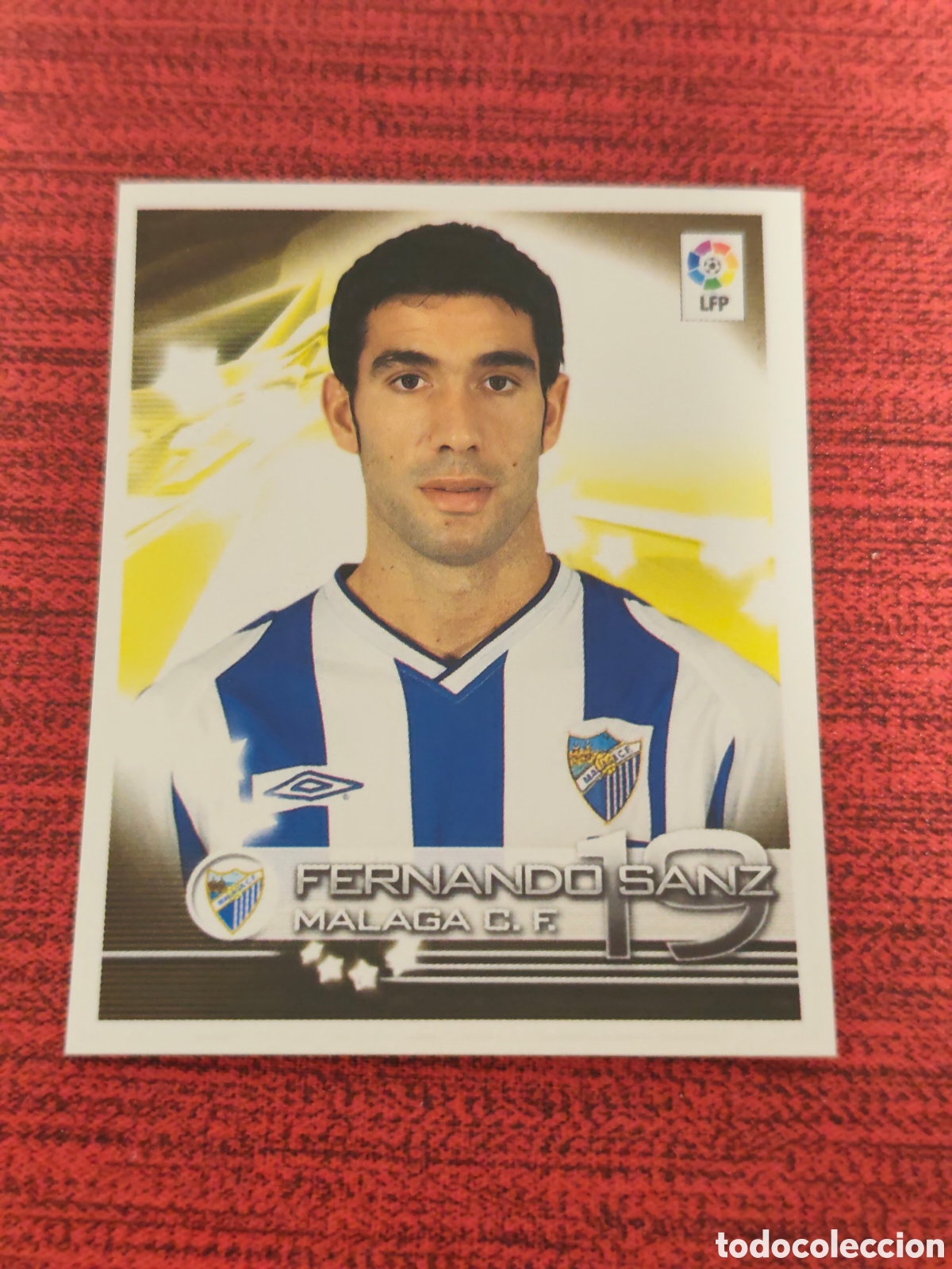 Figurine di Calcio: 204 FERNANDO SANZ M&Aacute;LAGA SUPERLIGA DE ESTRELLAS 2002 2003
