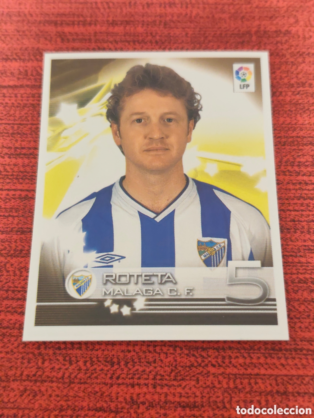 Figurine di Calcio: 205 ROTETA M&Aacute;LAGA SUPERLIGA DE ESTRELLAS 2002 2003