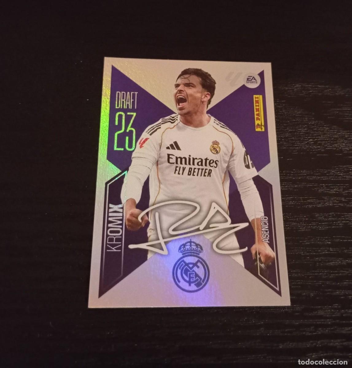 Cromos de Futebol: -ESTE 26-27 : ASENCIO ( REAL MADRID ) -- DRAFT 23 KROMIX N&ordm; K 1 --
