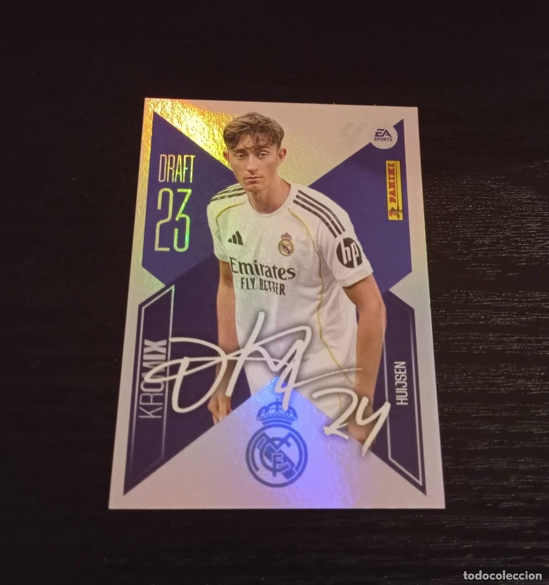 Cromos de Futebol: -ESTE 26-27 : HUIJSEN ( REAL MADRID ) -- DRAFT 23 KROMIX N&ordm; K 10 --