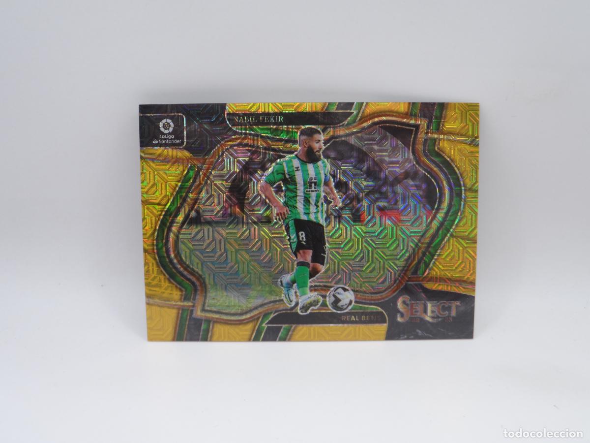 Cromos de f&uacute;tbol: 224 FEKIR NUMERADA /10 GOLD MOJO PRIZM BETIS PANINI SELECT 2022 2023 22 23 FIELD LEVEL