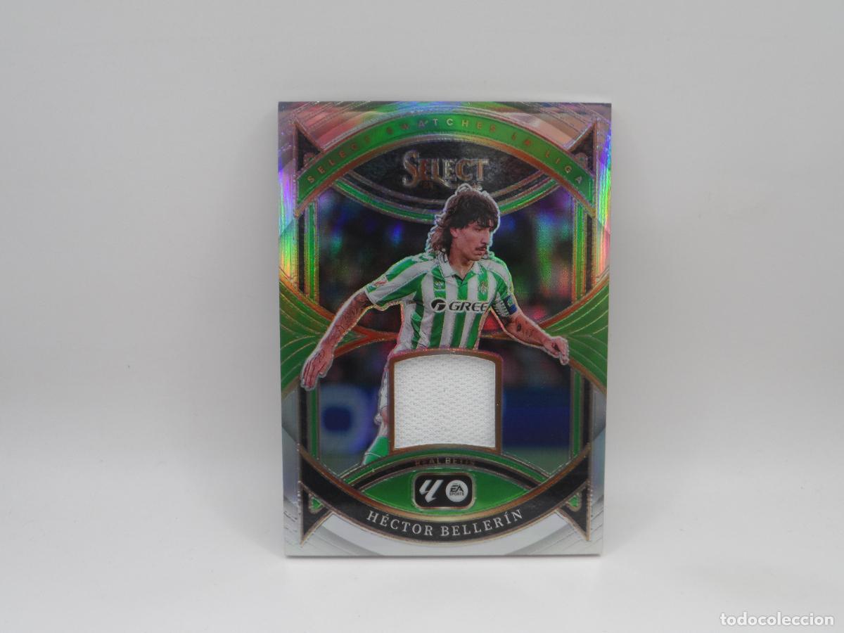Cromos de f&uacute;tbol: PARCHE PATCH TROZO DE CAMISETA HECTOR BELLERIN BETIS PANINI SELECT 2024 2025 24 25