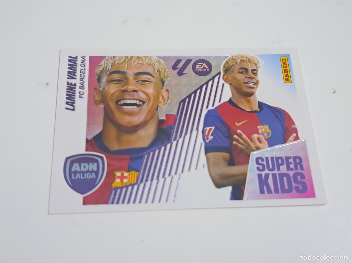 Cromos de f&uacute;tbol: CROMO LIGA 25-26 2025-26 FC BARCELONA LAMINE YAMAL SUPER KIDS NUMERO 14 EDICIONES ESTE PANINI