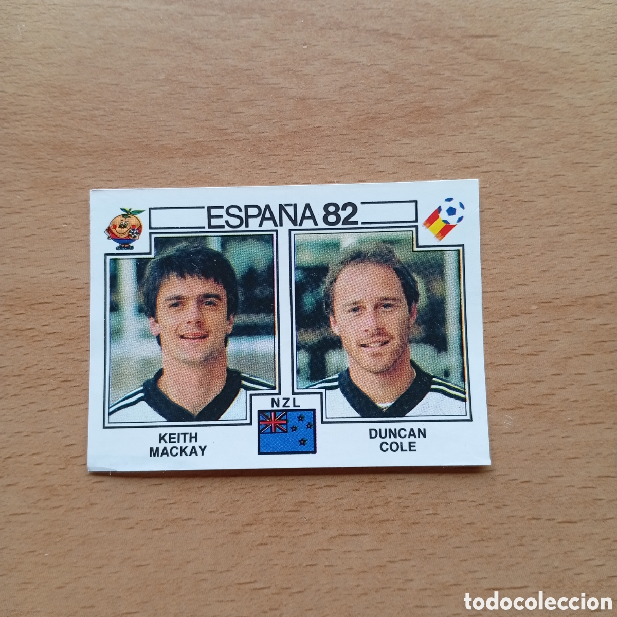 Figurine di Calcio: 1982 ESPA&Ntilde;A 82 - N&ordm; 423 MACKAY & COLE - NUEVA ZELANDA - PANINI