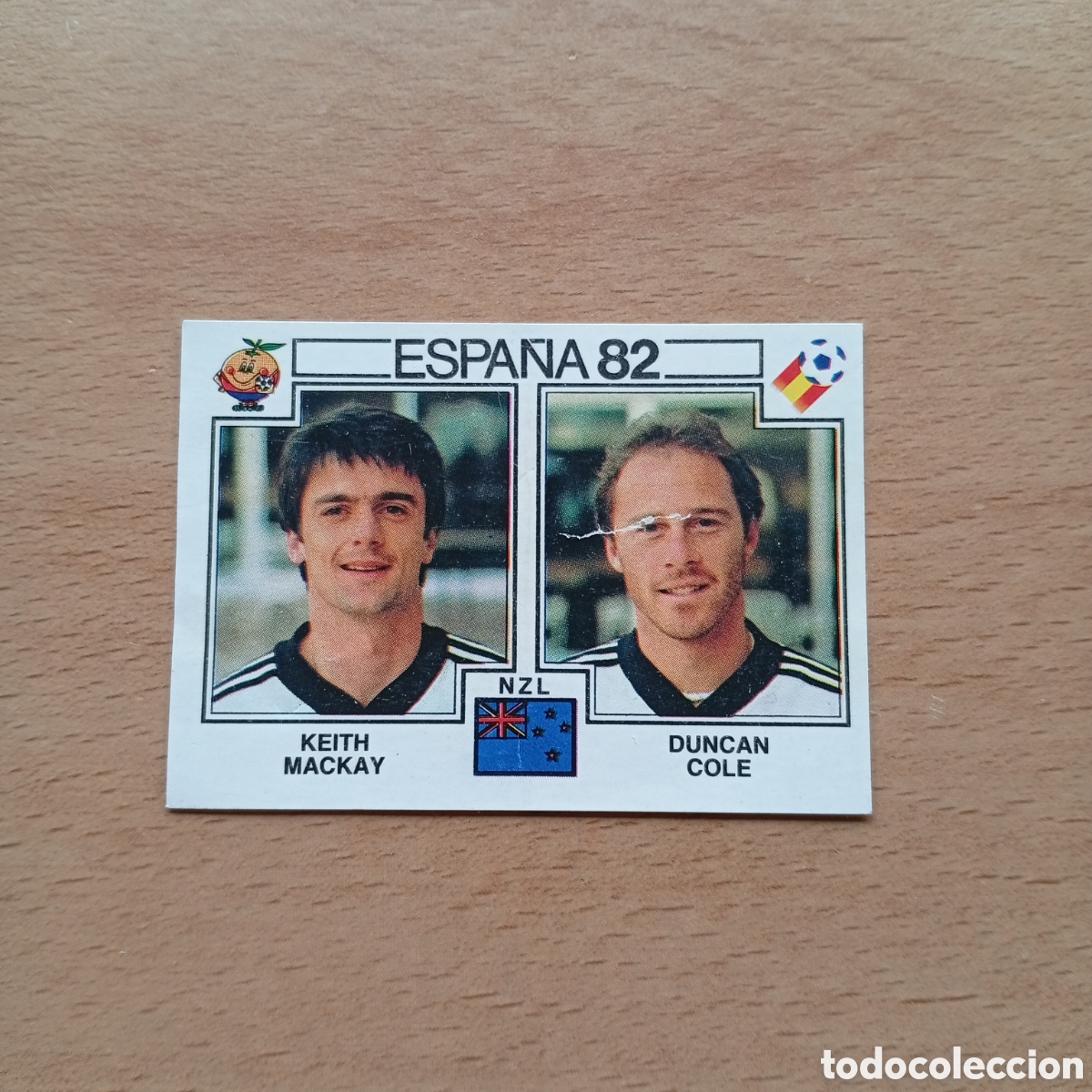 Figurine di Calcio: 1982 ESPA&Ntilde;A 82 - N&ordm; 423 MACKAY & COLE - NUEVA ZELANDA - PANINI