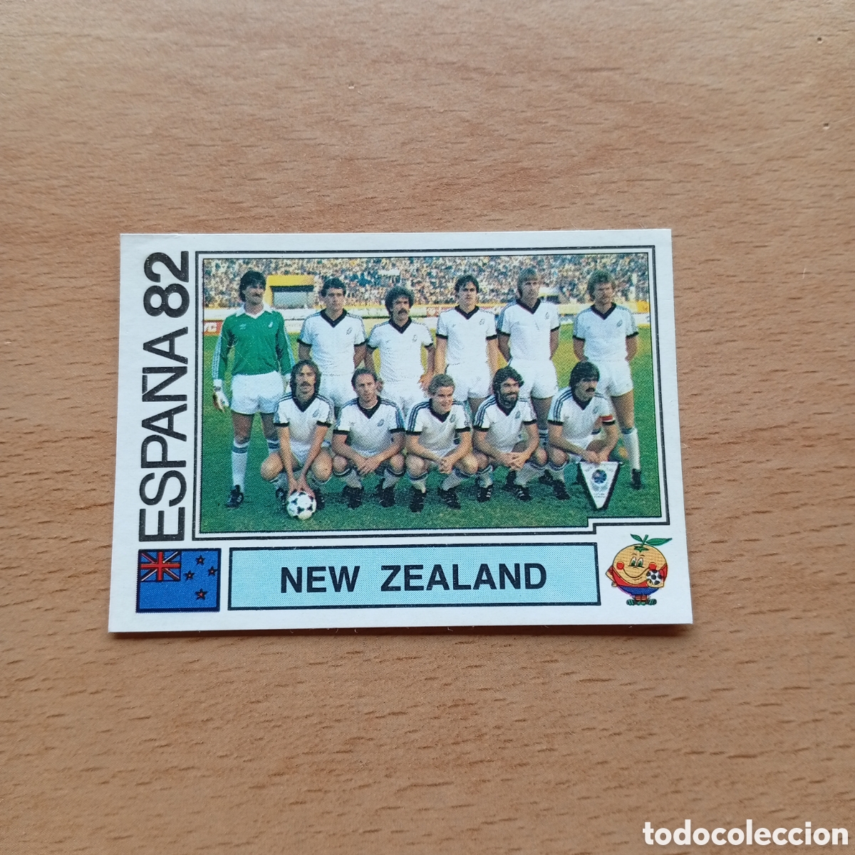 Cromos de f&uacute;tbol: 1982 ESPA&Ntilde;A 82 - N&ordm; 419 EQUIPO - NUEVA ZELANDA - PANINI