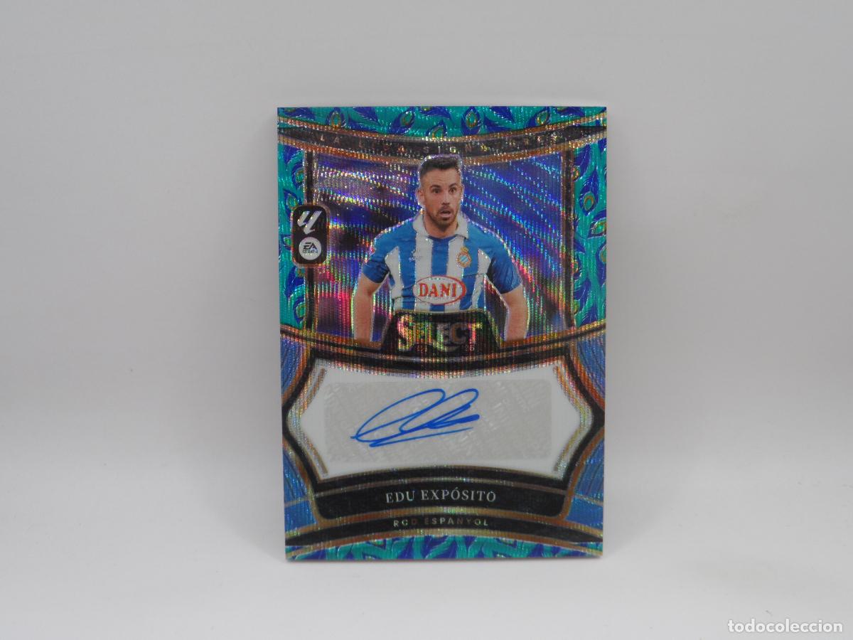 Cromos de f&uacute;tbol: AUTO EDU EXPOSITO ESPANYOL PEACOCK PANINI SELECT 2024 2025 24 25 PRIZM AUTOGRAFO ESPA&Ntilde;OL