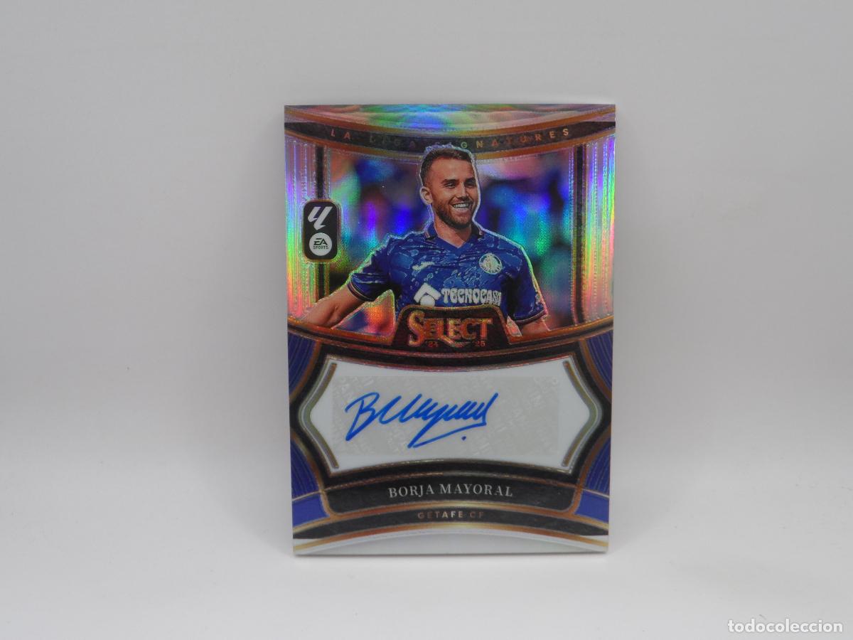 Cromos de f&uacute;tbol: AUTO BORJA MAYORAL GETAFE PANINI SELECT 2024 2025 24 25 PRIZM AUTOGRAFO