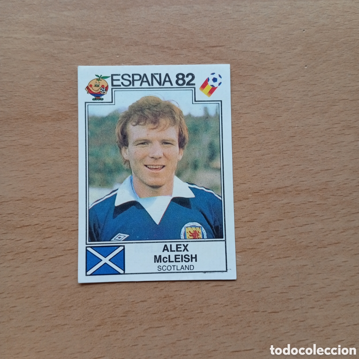 Cromos de f&uacute;tbol: 1982 ESPA&Ntilde;A 82 - N&ordm; 404 ALEX McLEISH - ESCOCIA - PANINI