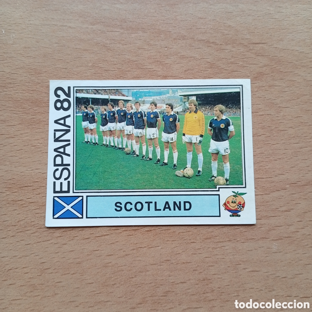 Cromos de f&uacute;tbol: 1982 ESPA&Ntilde;A 82 - N&ordm; 401 EQUIPO - ESCOCIA - PANINI