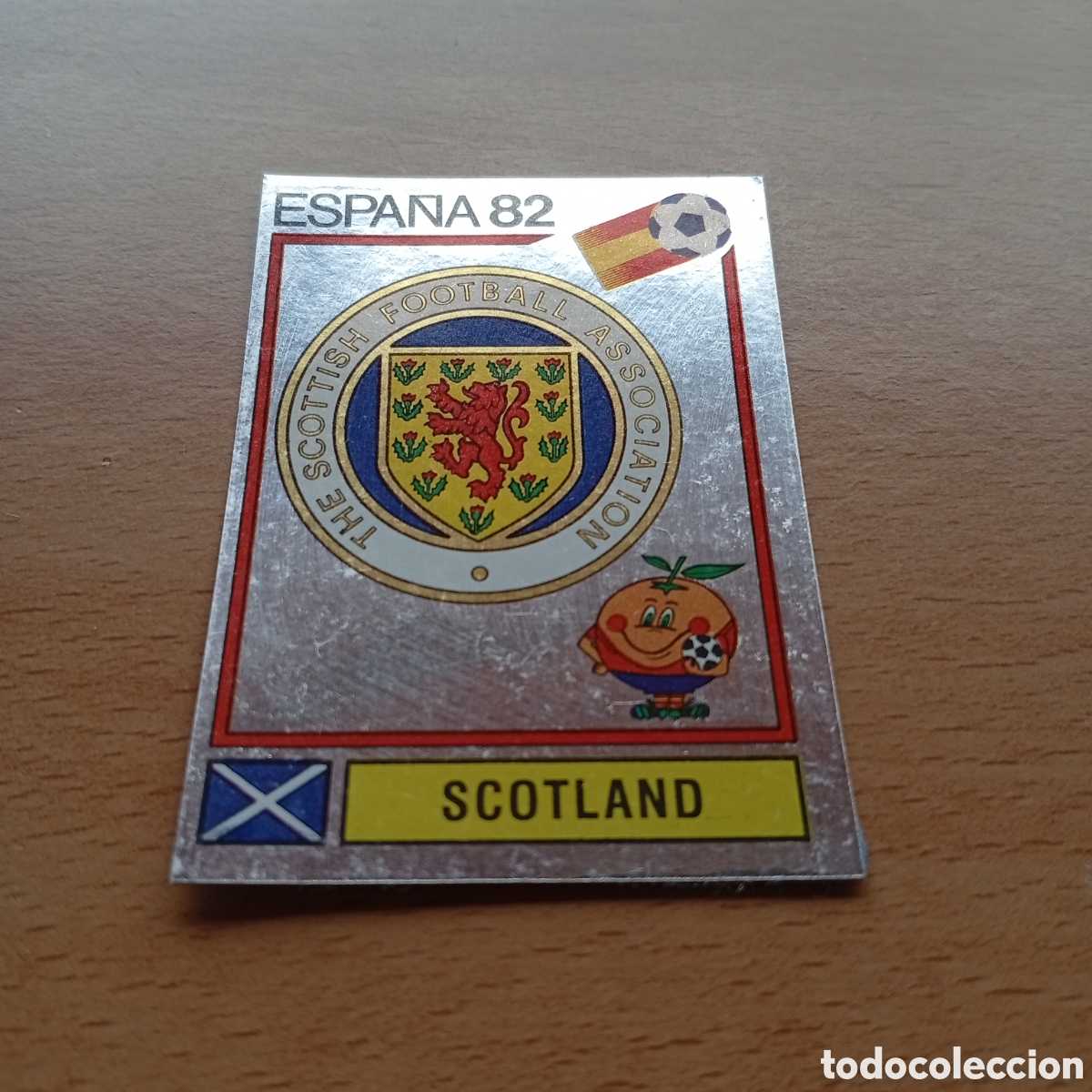 Cromos de f&uacute;tbol: 1982 ESPA&Ntilde;A 82 - N&ordm; 400 ESCUDO - ESCOCIA - PANINI