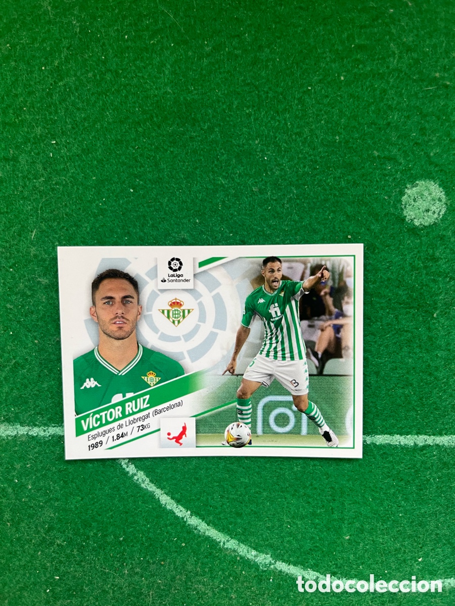 Figurine di Calcio: 8 V&Iacute;CTOR RUIZ REAL BETIS LIGA ESTE 2022 2023 PANINI