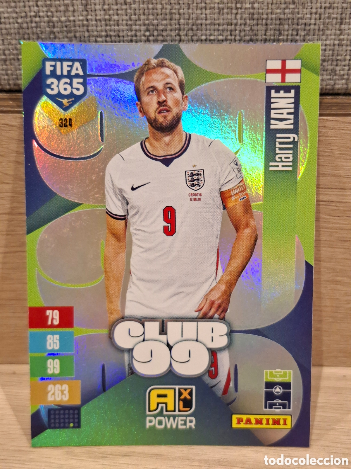 Cromos de f&uacute;tbol: #324 Harry Kane - Club 99