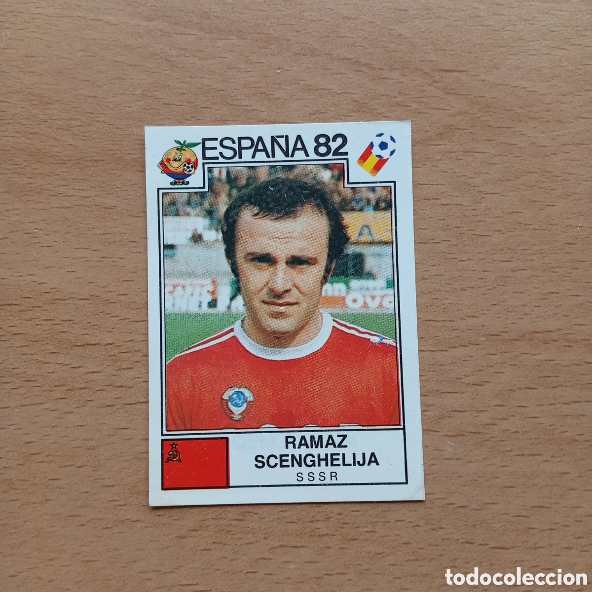 Figurine di Calcio: 1982 ESPA&Ntilde;A 82 - N&ordm; 397 RAMAZ SCENGHELIJA - URSS - PANINI