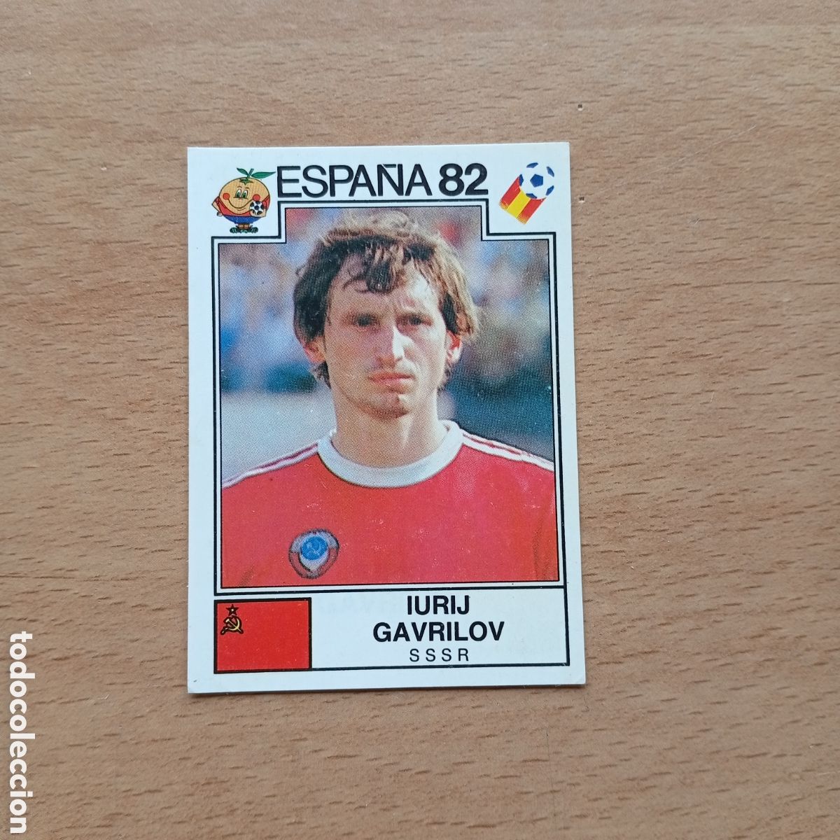 Figurine di Calcio: 1982 ESPA&Ntilde;A 82 - N&ordm; 396 IURIJ GAVRILOV - URSS - PANINI
