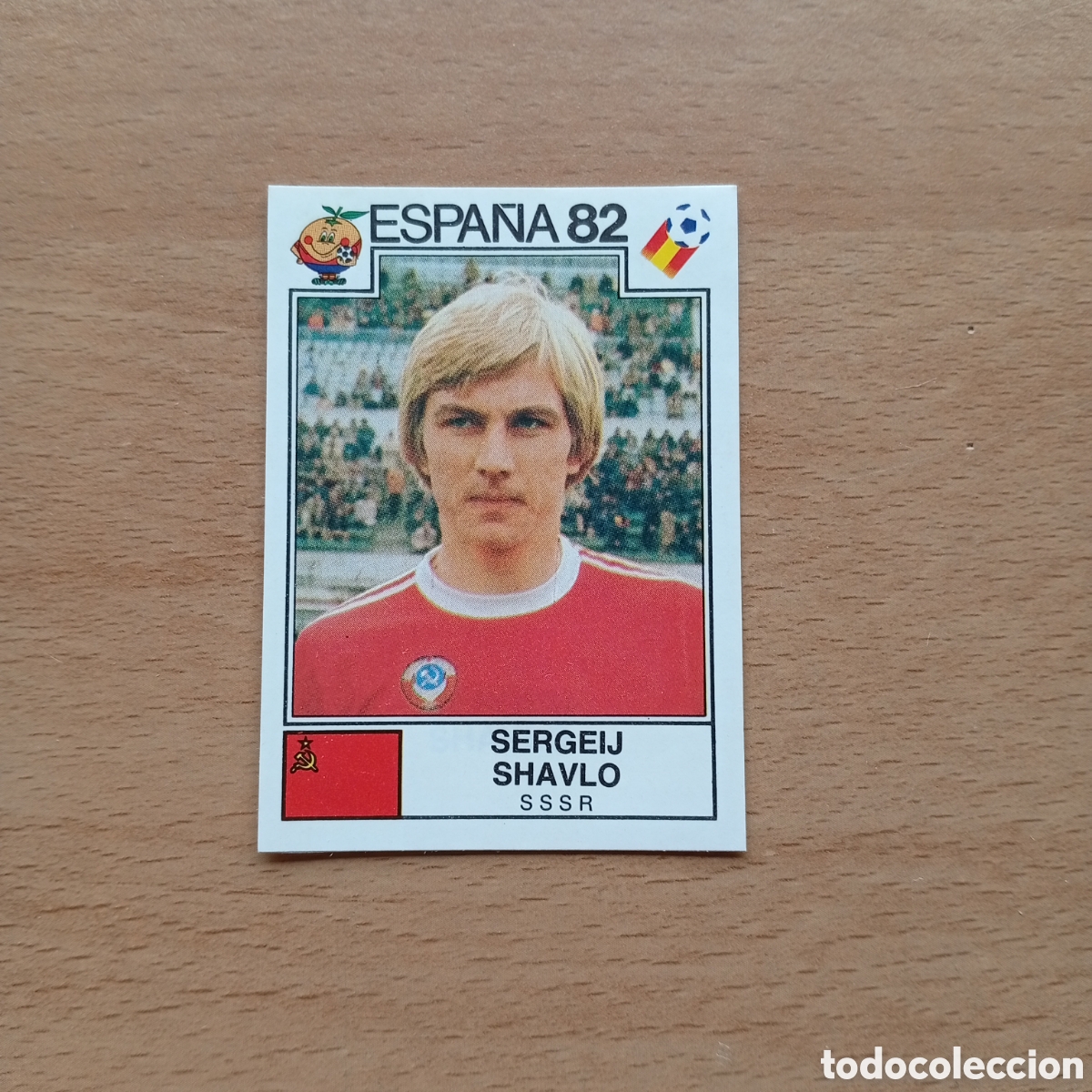 Figurine di Calcio: 1982 ESPA&Ntilde;A 82 - N&ordm; 391 SERGEIJ SHAVLO - URSS - PANINI