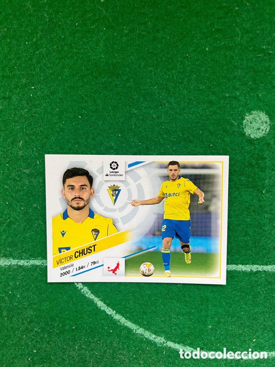 Cromos de f&uacute;tbol: 9 A V&Iacute;CTOR CHUST CADIZ LIGA ESTE 2022 2023 PANINI