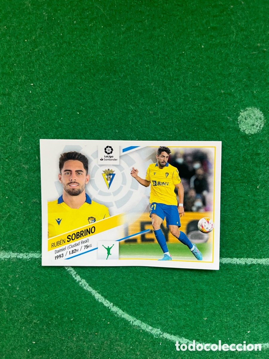 Cromos de f&uacute;tbol: 17 RUB&Eacute;N SOBRINO C&Aacute;DIZ LIGA ESTE 2022 2023 PANINI