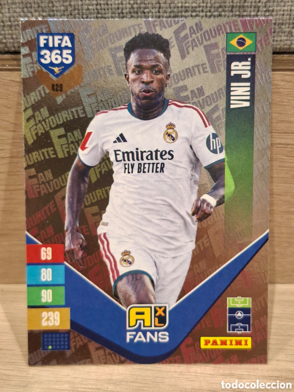 Cromos de f&uacute;tbol: #429 Vinicius VINI Jr. - Fan favourite