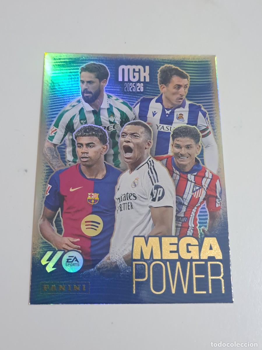 Cromos de f&uacute;tbol: CROMO CARD NUMERO 441 LAMINE YAMAL MBAPPE ISCO MEGA POWER MGK MEGACRACKS 2025-26 25-26