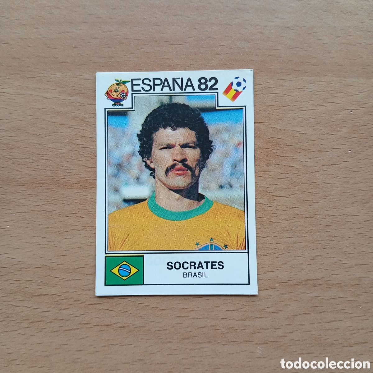 Cromos de f&uacute;tbol: 1982 ESPA&Ntilde;A 82 - N&ordm; 374 SOCRATES - BRASIL - PANINI